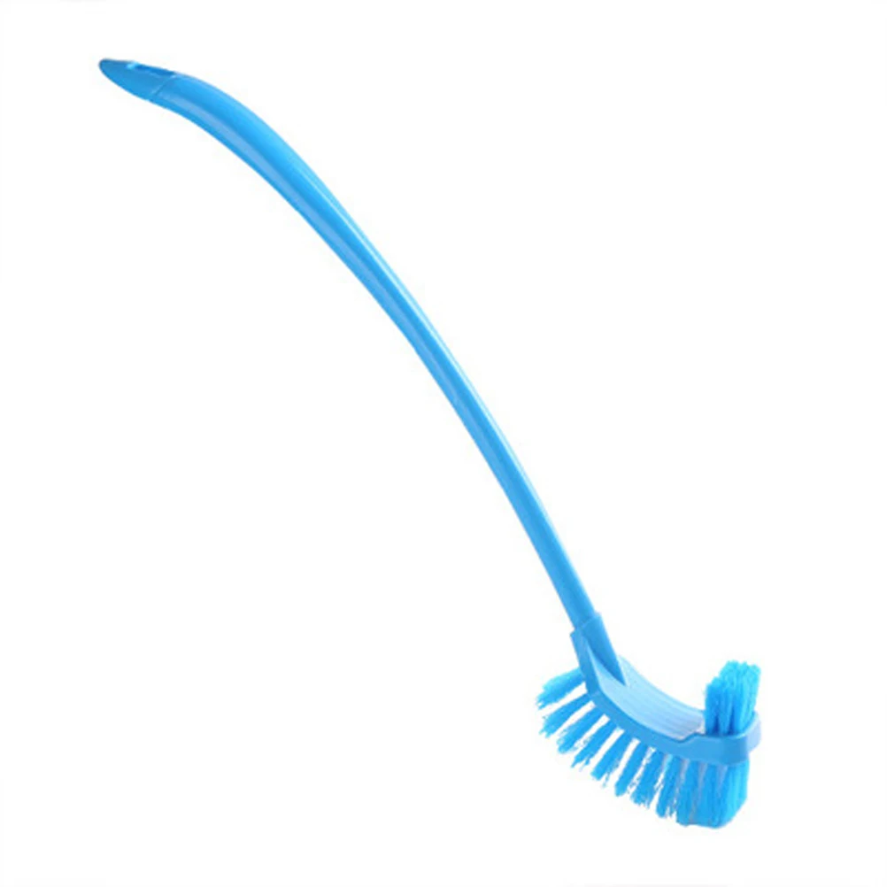 

Toilet Brush Blue Long Handle Double Sided Portable Bathroom Cleaner Environmental Protection Strong Decontamination Dry Daily
