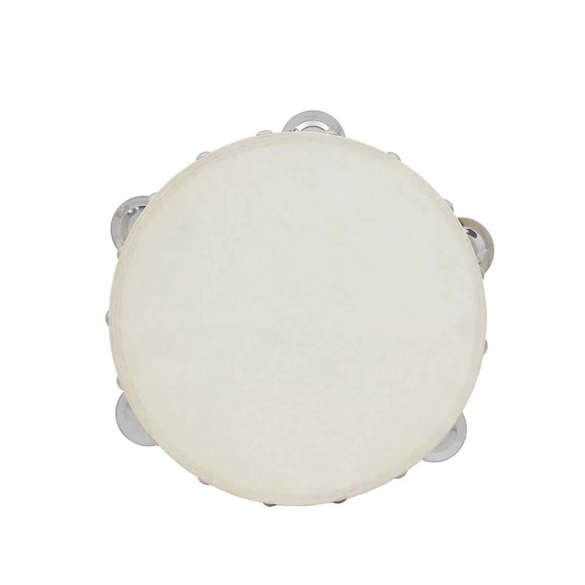 

Inch Single Row Tambourine Hand Percussion Instrument Designed for Musical Sense Development Ideal for Home Party
