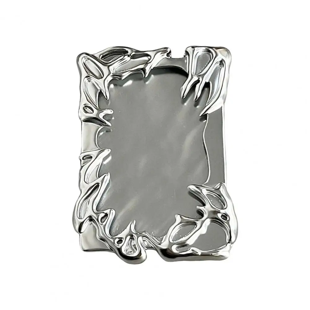 Vintage Picture Frame Card Cover Protective Box Stylish Card Cover Box with Engraved Edges for Girl Table Display for Photos