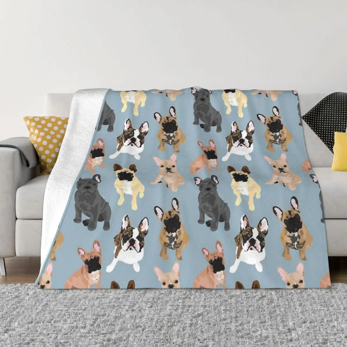 

Frenchie Plush Bedroom Throw Blanket Blankets And Throws Throw Blanket