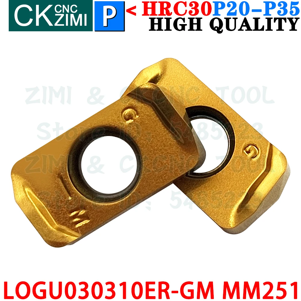 LOGU030310ER-GM MM251 LOGU 030310 ER GM MM251 LOGU030310 ER GM كربيد إدراج تغذية سريعة طحن إدراج التصنيع باستخدام الحاسب الآلي المعادن آلة طحن مخرطة أداة ل LNMU LNMU0303 LOGU0303 ER GM LNMU03R