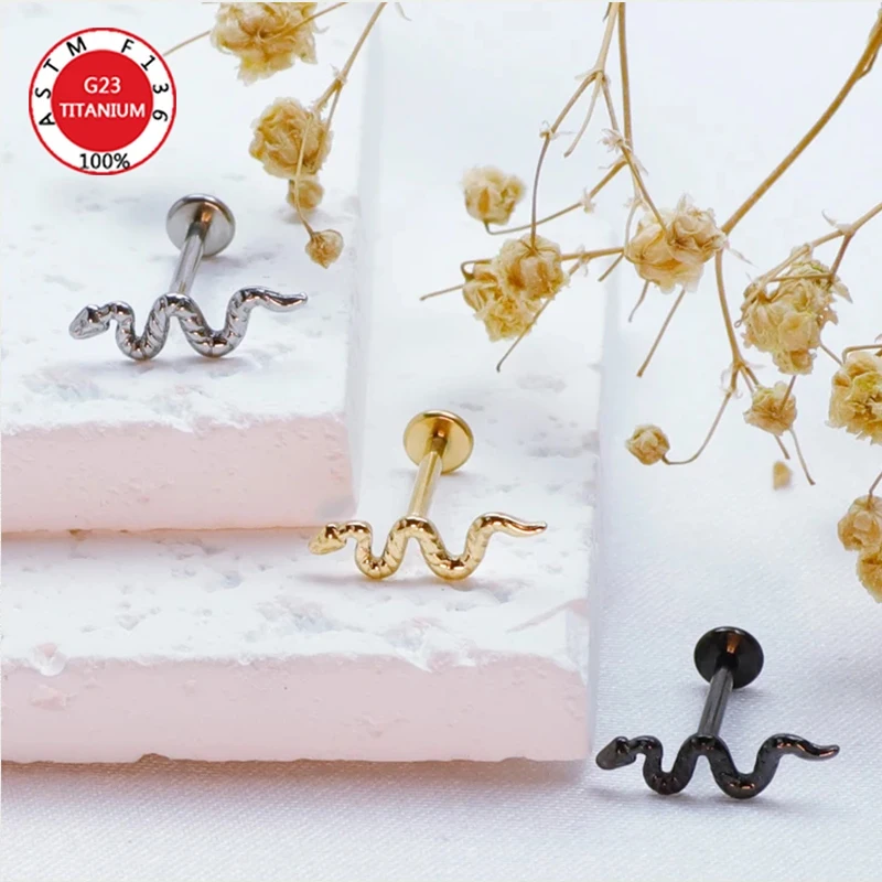 G23 Titanium Clicker Tragus Cartilage Hinged Segment Piercing Lip Ear Sexy Daith Helix Septum Charming Earrings Body Jewelry