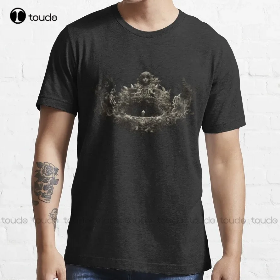 Sculpture From The Water Trending T-Shirt Black Sails Black Mens Tshirt Women Shirts Digital Printing Breathable Cotton Retro