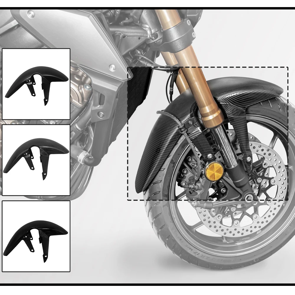 

Для Honda CB 650 R CB 650R 2019 2020 2021 2022 мотоциклетная Передняя фотокрышка CBR650R Неокрашенный удлиненный брызговик