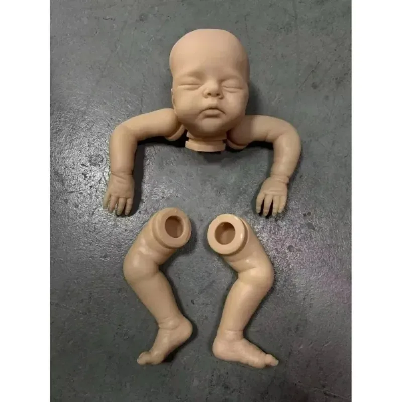 19 Inch Lifelike Reborn Doll Kit Irys or Lily Unpainted / Already Painted Unfinished Doll Parts with Body Cloth and Eyes - view 2
