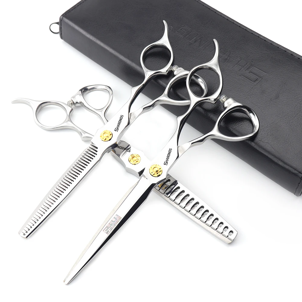 6.5 inch hair scissors, professional teeth scissors, bangs, and hair cutting tools, hair thinning and hair cutting sets.