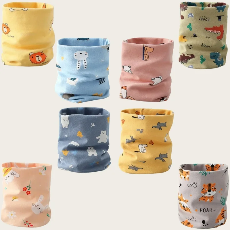 New Cotton Baby Scarf Autumn Spring Snood Children Scarf Boy Girl Scarf Kids Child Neck O Ring Scarves Collar Warm Neckerchief