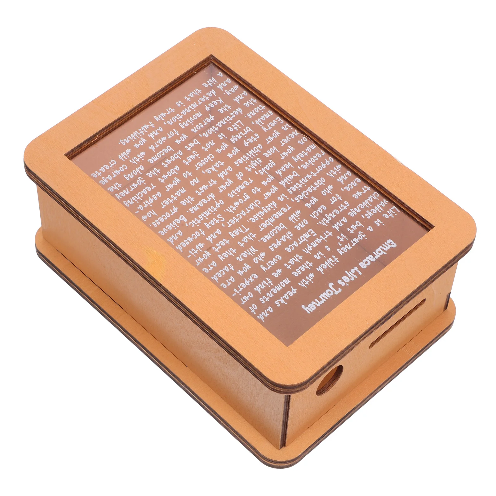 

Wooden Clear Money Box Motivational Savings Bank Coin Jar Change Holder for Kids Adults Saving Goals Wood Money Bank