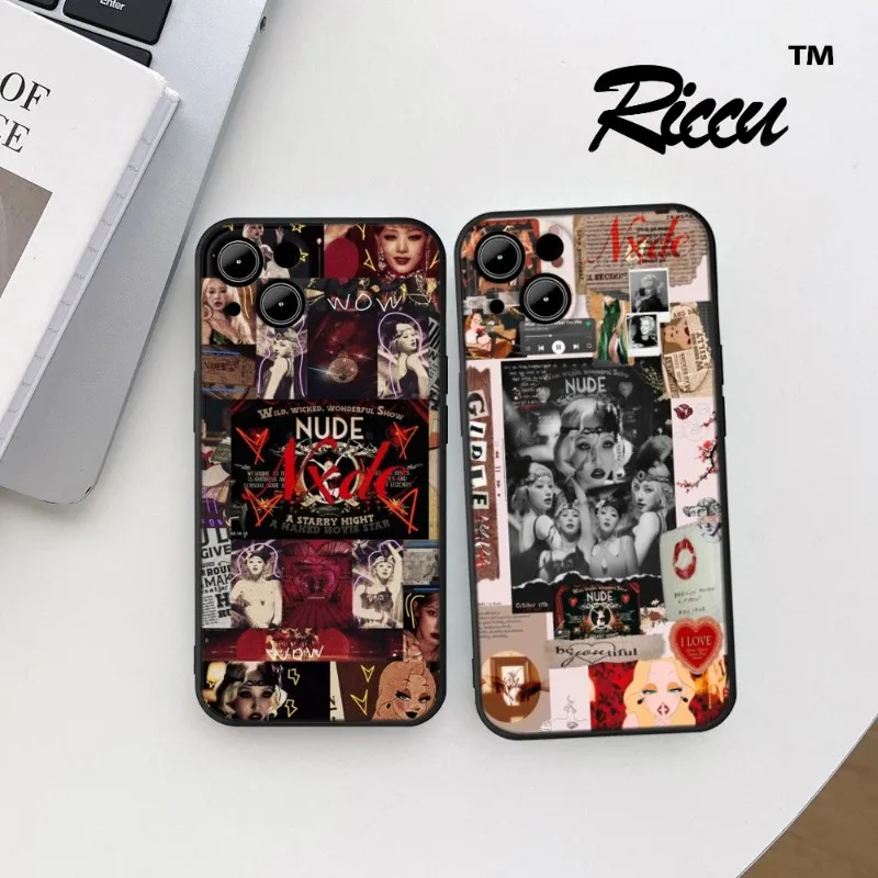 Kpop G-GIDLE I FEEL Beautiful Phone Case FOR IPhone 14 13 11 12 Pro 8 7 Plus X 13 Pro MAX XR XS MINI Black Covers