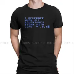 Commodore 64 C64 Retro Cotton T Shirt Vintage Homme Men's Tshirt O-Neck Men Clothes