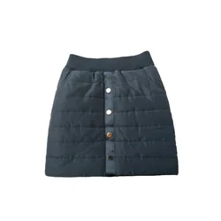 Simplee Sexy high waist maxi skirt Autumn winter 2024 elegant zipper pocket short women angel y2k black skirt mini midi skirt
