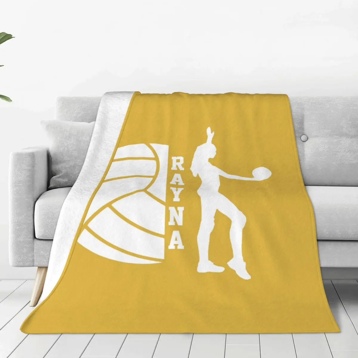 Volley Ball Blanket Coral Fleece Plush Decoration Comfortable Super Soft Throw Blanket for Bed Outdoor Rug Piece