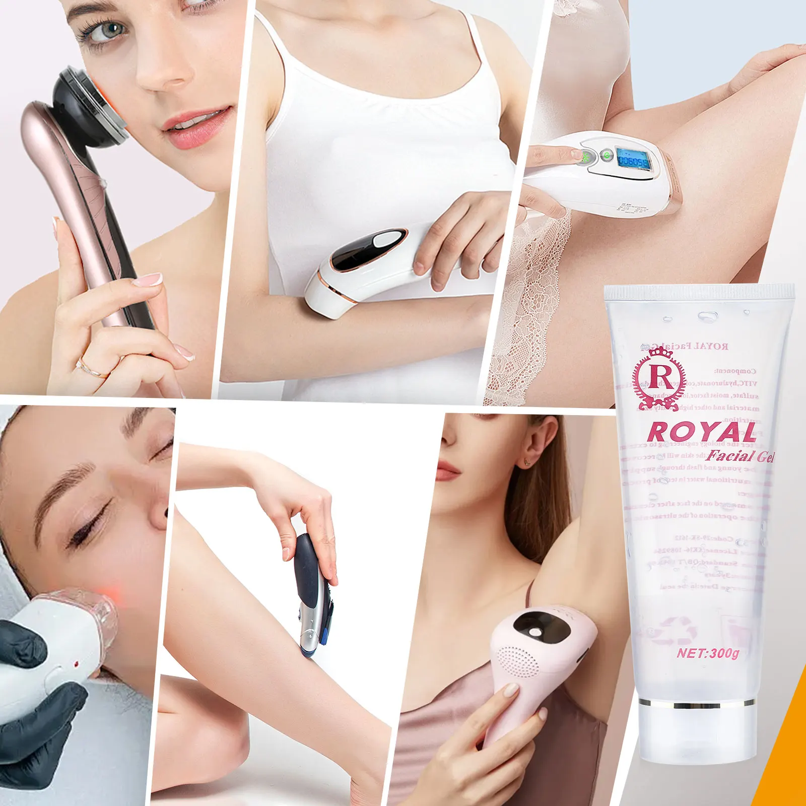 Mesin kecantikan 300g Gel untuk Gel 40K untuk Radio pelangsing ultrasonik perangkat pembakar lemak kavitasi frekuensi tubuh konduktif