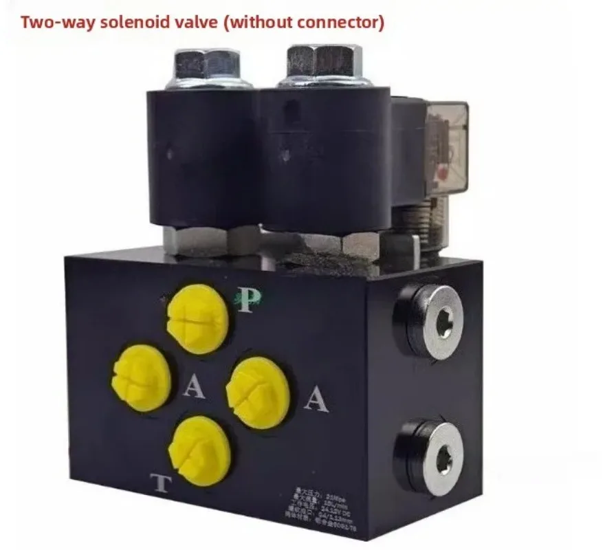 Excavator quick change connector hydraulic solenoid valve 12V/24V modified electronic control reversing valve Fast delivery