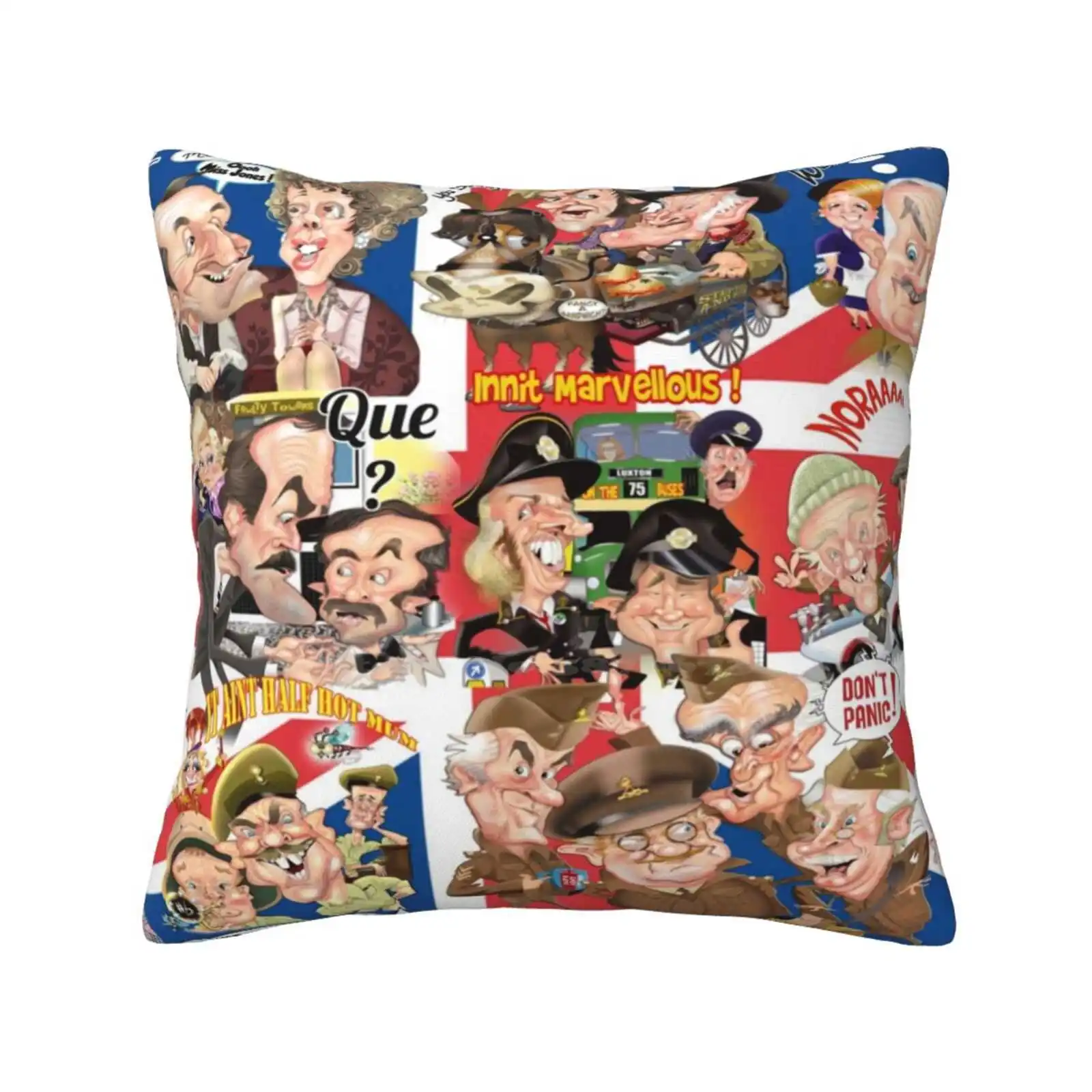 

British Sitcoms Compilation Home Sofa Car Waist Throw Pillowcase Dads Army Are You Being Served Steptoe And Son Only Fools And