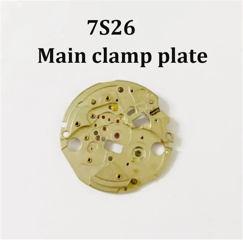 Аксессуары для часов, механический механизм, подходит для деталей механического механизма 7S26, основная зажимная пластина, опорная пластина, запасные части