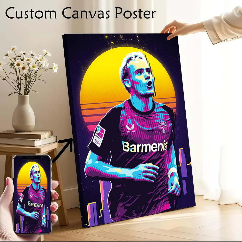 Florian Wirtz Canvas Poster Customizable Pictures Wall Art Canvas Painting for Specialty and Themed Home Decor Decoration Gaming