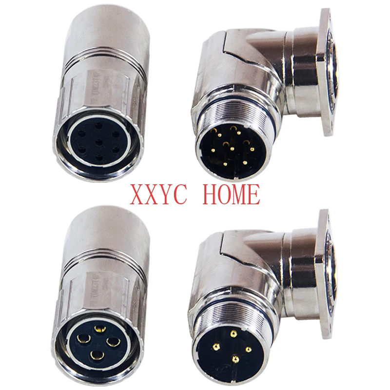 

Huada Deou LDD/LMDD servo motor aviation plug 4-core 7-pin socket Kandi power line connector