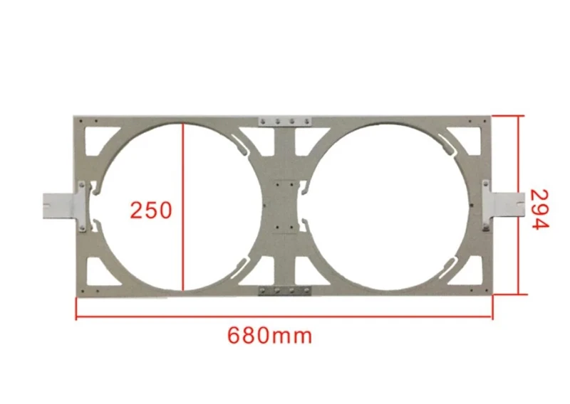 

6pcs 250 MM DOUBLE OUTSIDE FRAME FOR TAJIMA EMBROIDERY MACHINE SPARE PARTS