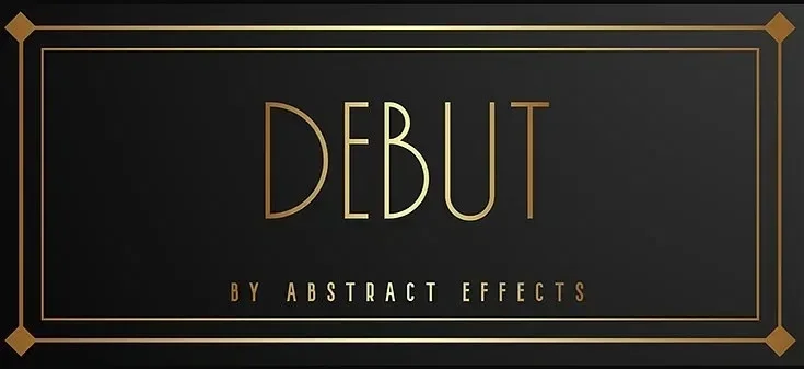 DEBUT BY ABSTRACT EFFECTS Close Up Magic Tricks Mentalism Street Multi-purpose Magia Magicians Prop Gimmick Illusion Accessory