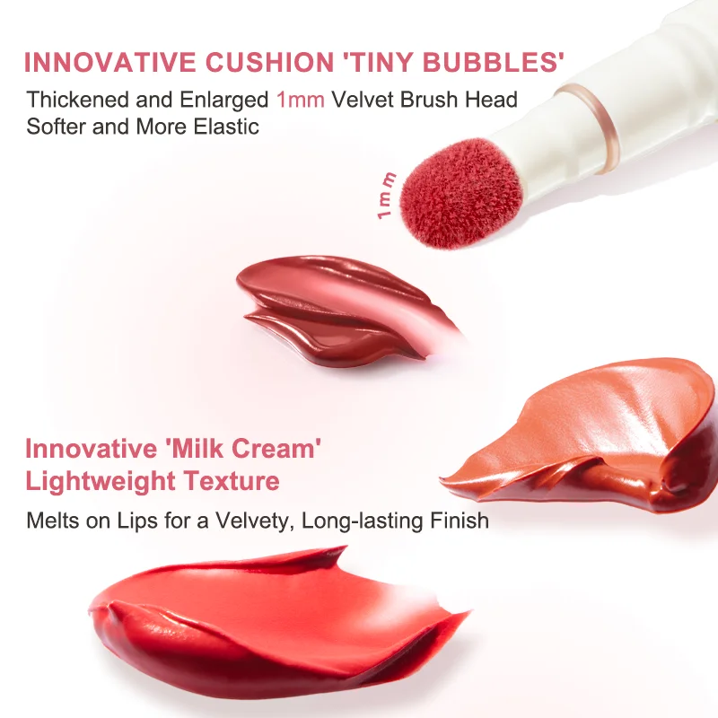 JUDYDOLL Tinta labbra opaca, a lunga durata, a prova di trasferimento, schiarente, copertura totale, non asciugatura, comodo da indossare