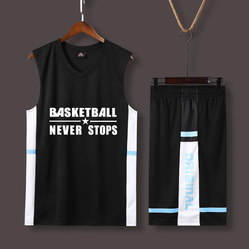 

Custom Basketball Jersey Set Men And Women Quick-Dry Training Sports Vest Summer Uniform Sweat-Wicking
