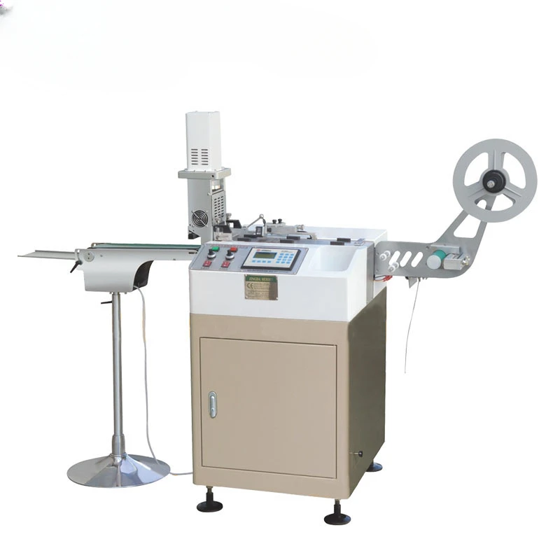 Ultrasonic high-speed trademark cutting machine positioning cutting machine woven tape PVC static