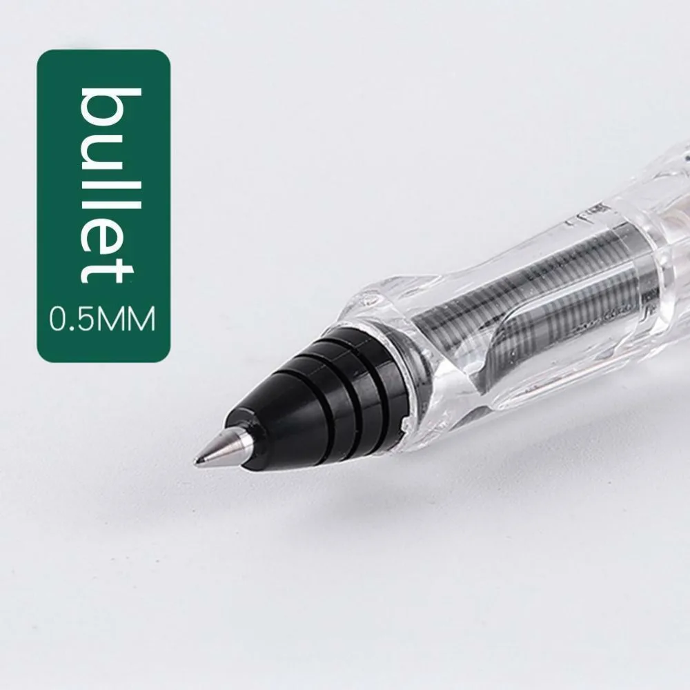 Student Handschrift transparenten Kolben Füll federhalter neuen Wassers tift transparenten Kugelschreiber Erwachsenen Büro Stift Stil neutralen Stift – Detail 6