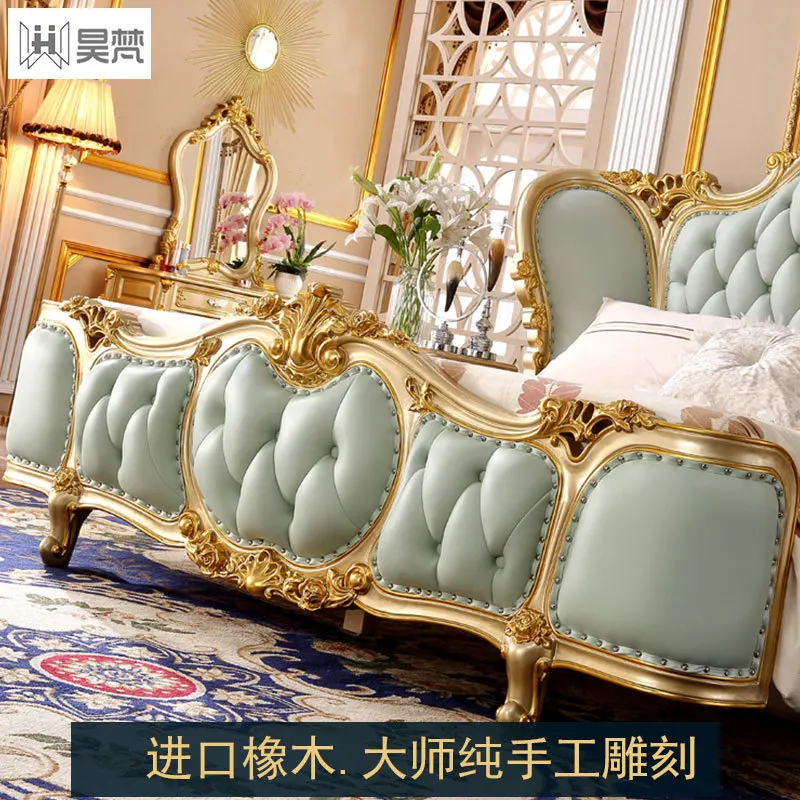 غرفة نوم رئيسية من الجلد الصلب، سرير الأميرة المزدوج، سرير كوين #5