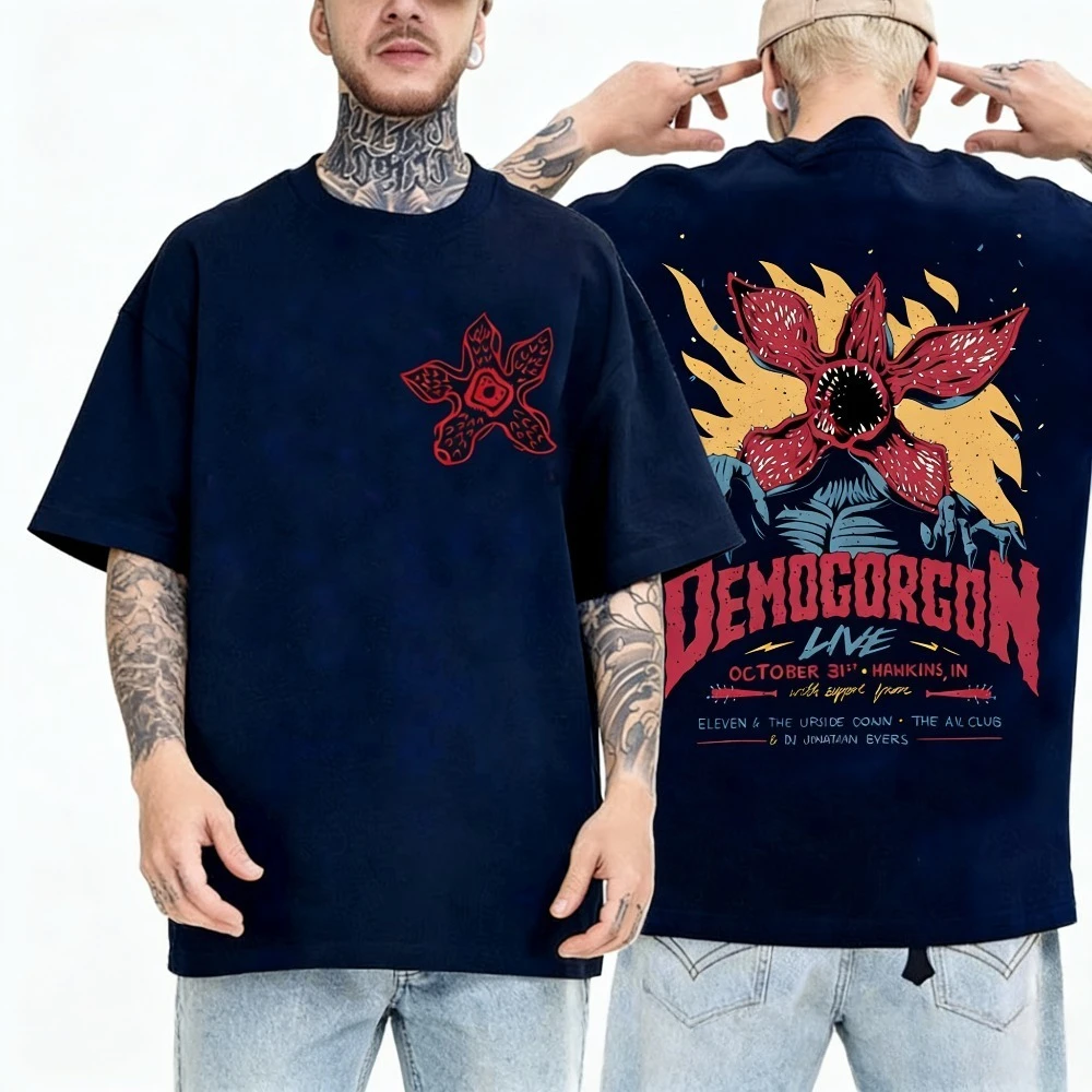 شعبية الفيلم والتلفزيون مؤامرة رجل أكل زهرة الوحش تي شيرت الرجال والنساء المألوف تنفس تي شيرت كامل #3