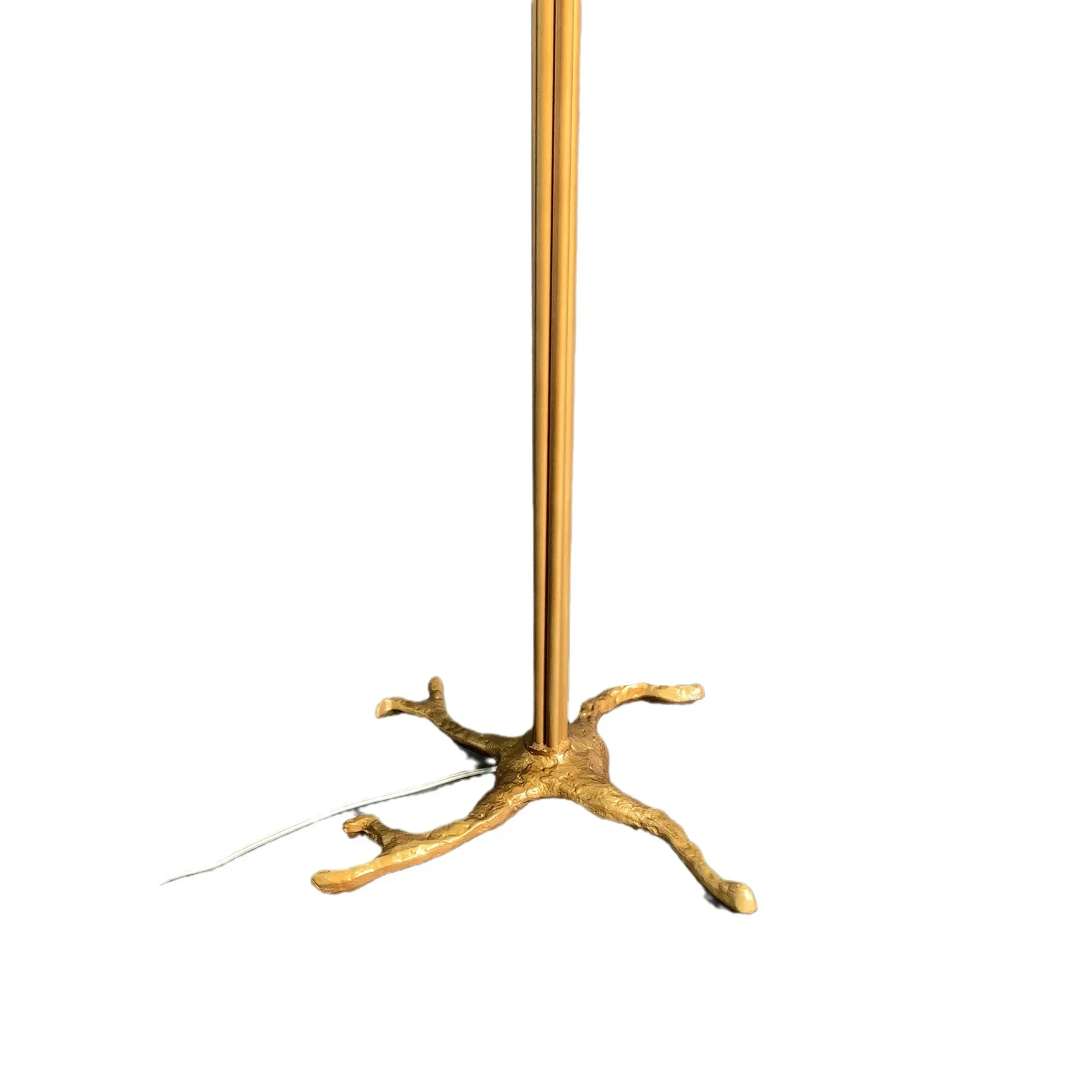 

American lamps retro wrought iron plant leaves floor lamp soft decoration