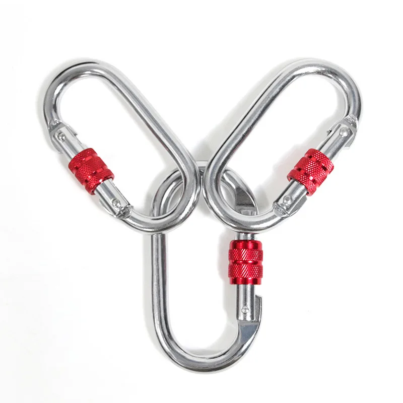 

2PCS Outdoor Metal Multifunctional Large Belt with Lock Buckle Mountain Buckle Waist Belt Fixed Restraint Fixed Buckle