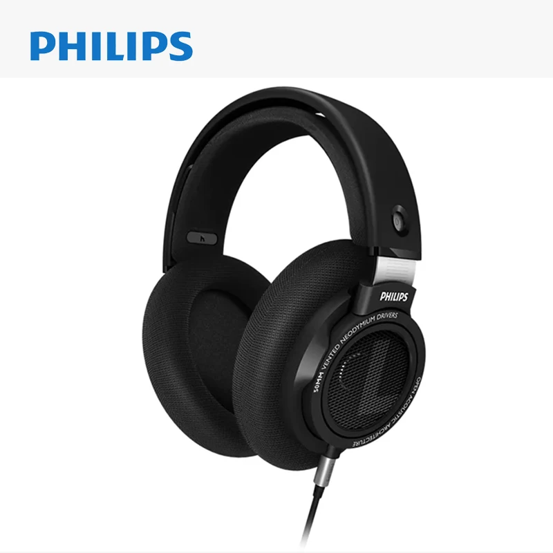 Philips SHP9500 Wired Headphones HiFi Stereo Music Earphone 3.5mm 6.3mm Interface Computer Laptop Mobile Phone Universal Headset