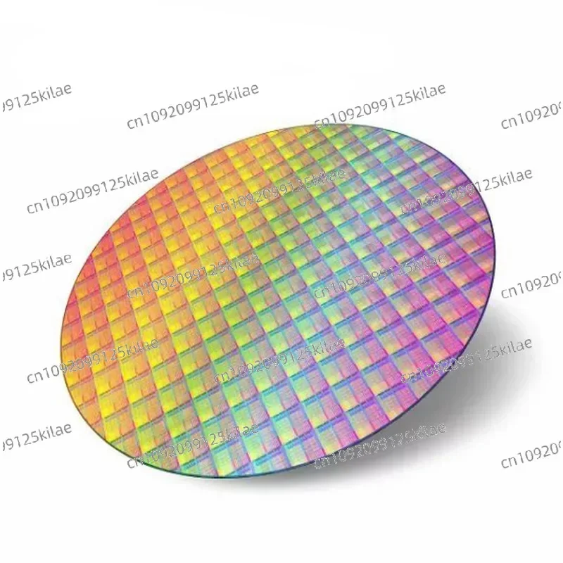 Random Pattern! Circuit Chip Photolithography Semiconductor Wafer Silicon Wafer Single Crystal IC Chip Integration