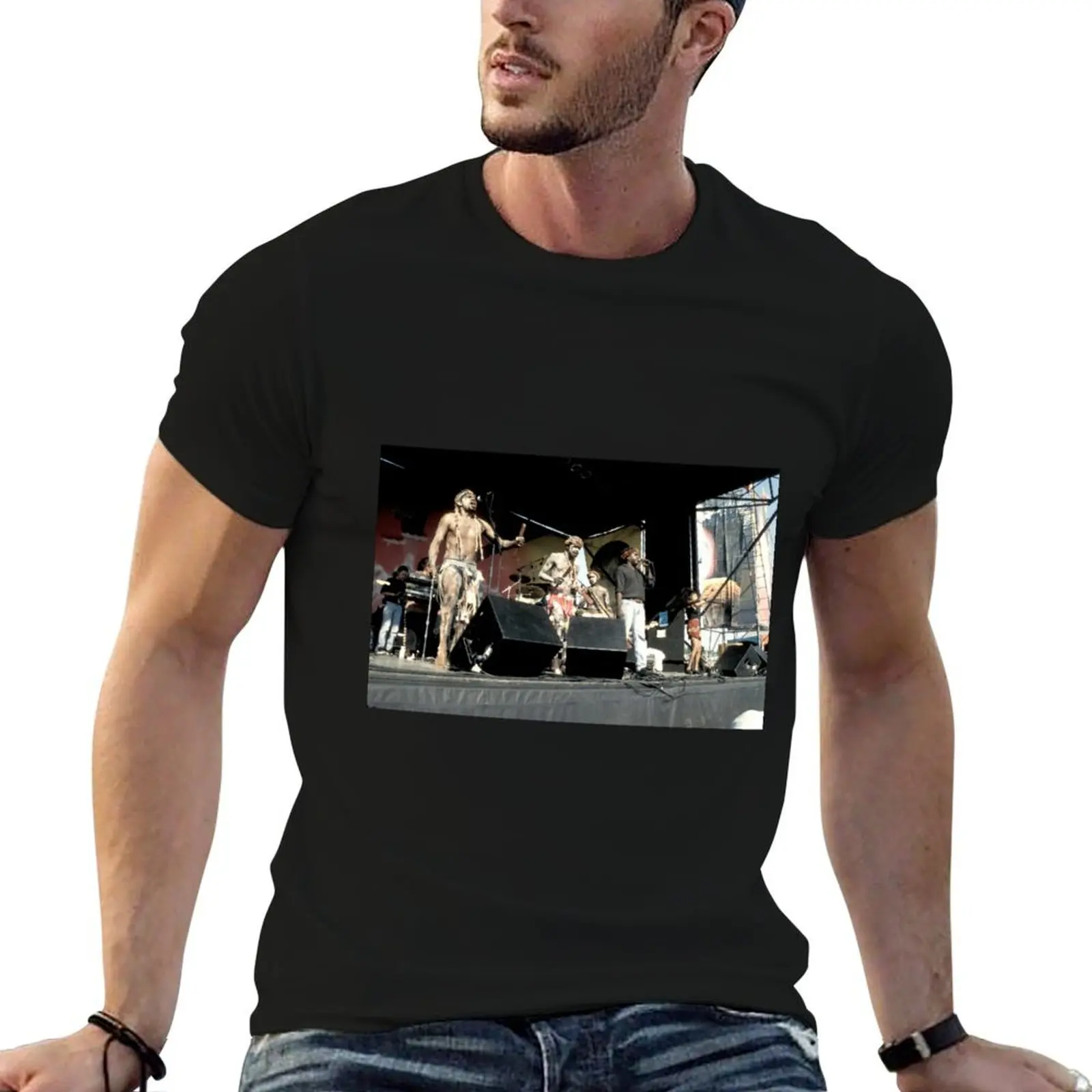 Yothu Yindi Photograph T-Shirt customs design your own blue archive sublime blanks slim fit t shirts for men