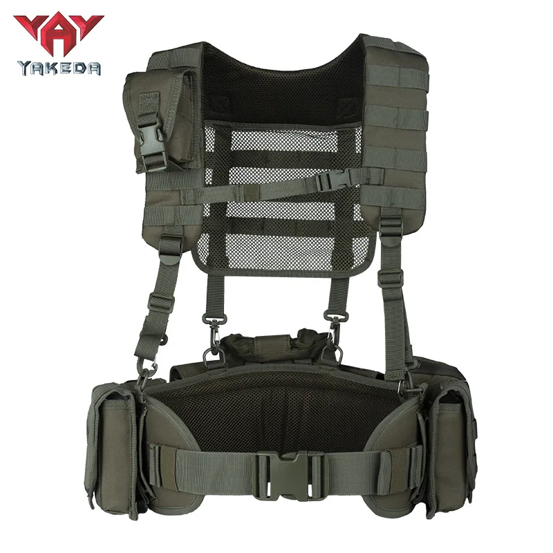 YAKEDA Tactical Sling Outdoor Tactical Carrying Equipment Camouflage Bellyband Breathable And Wear-resistant Tactical Vest