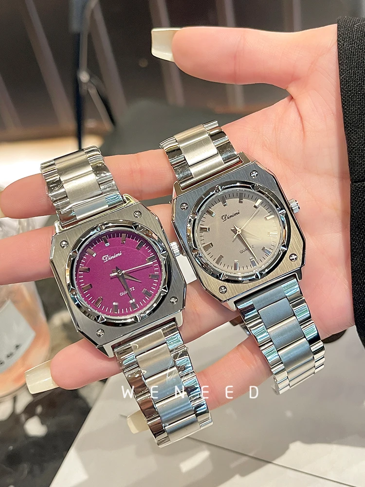Large square dial watch for women, high-end women's casual luxury 2026 new women's model, elegant women's watch, female gift