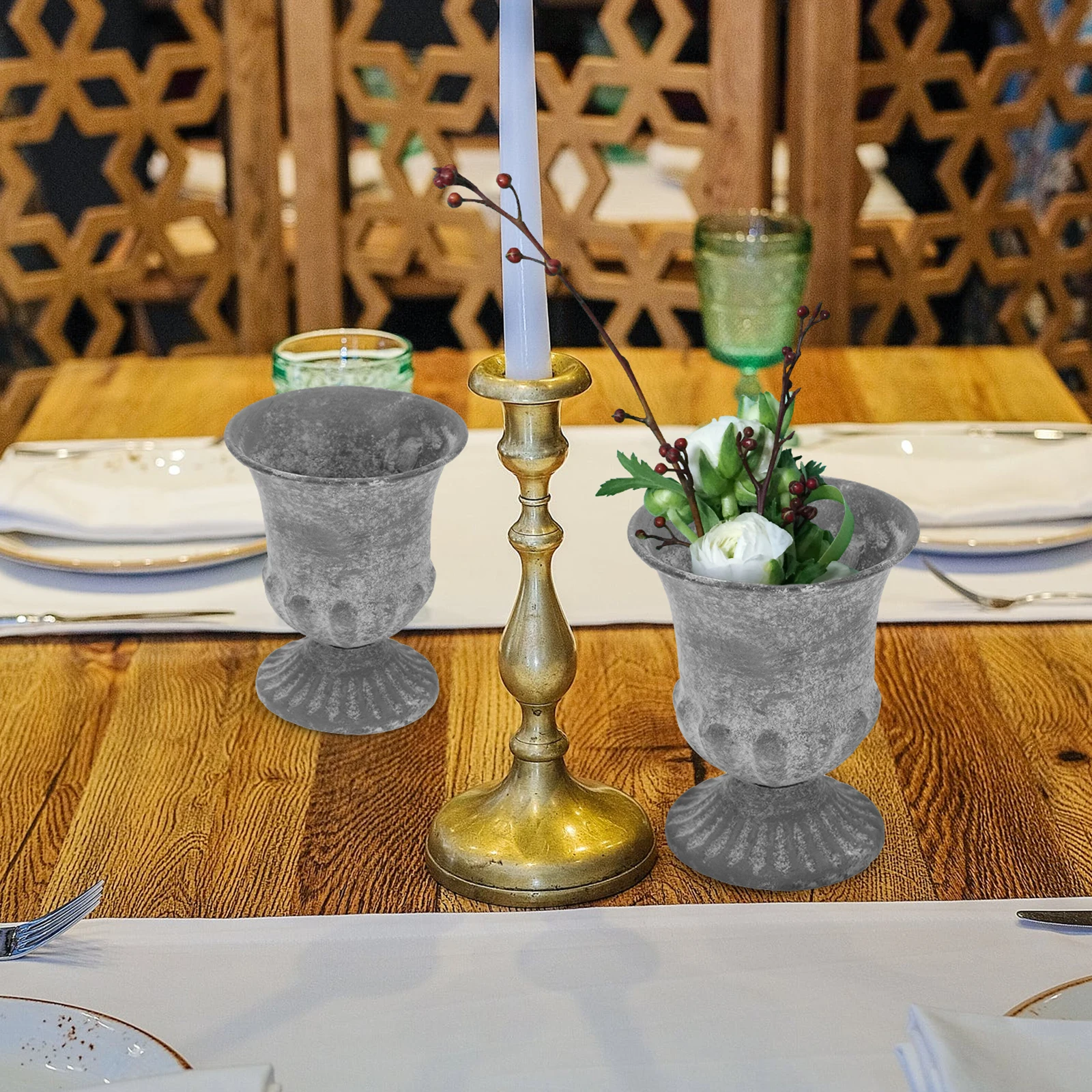 

Retro Flower Utensils Vases for Decor Decorative Aesthetic Vintage Home Flowers Decorations