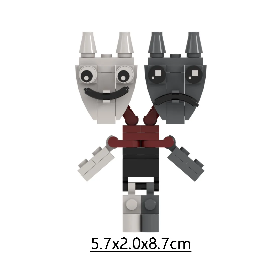 

18 in 1 CLassic Dandy's World Building Block Cartoon Toy Bricks Dandy Boxten Brightney Goob Flutter Scraps Figures Models