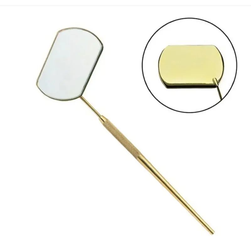 Multifunction Checking Eyelash Extension Mirror Portable Stainless Steel Grafting Eyelashes Beauty Makeup Tools