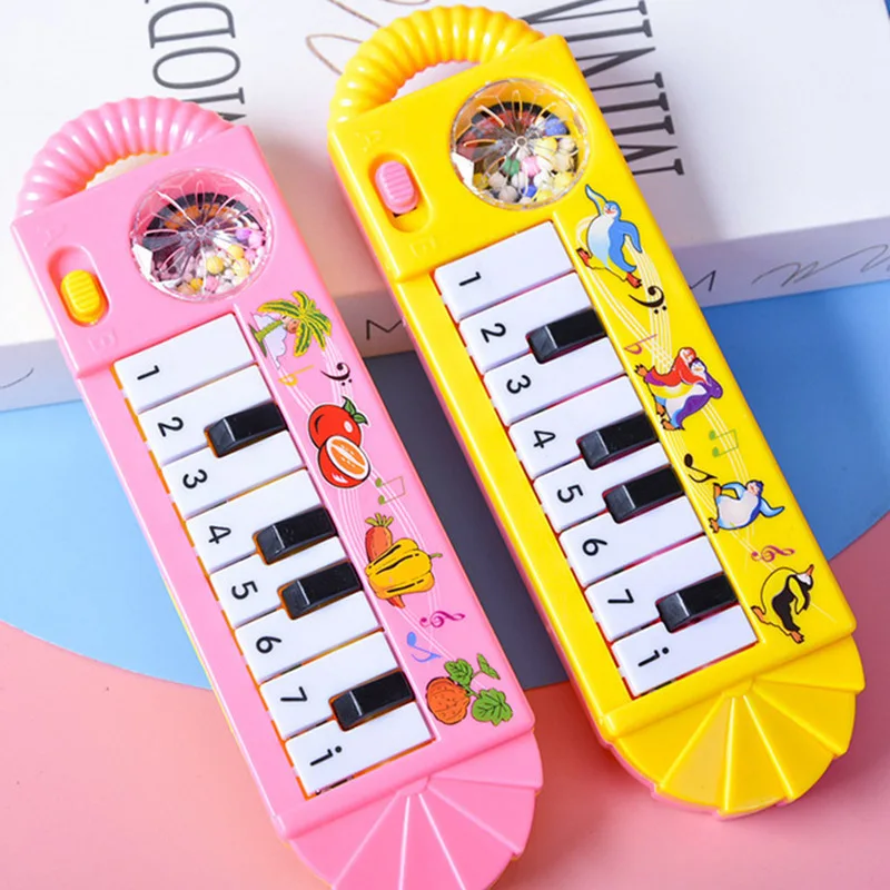 Brinquedos infantis Instrumentos Musicais, Trompete Bonito Dos Desenhos Animados, Música Portátil Piano Eletrônico, Oito Chaves Som Da Música, Presentes Do Bebê