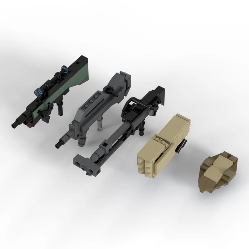 645 PCS MOC AMP vestito-Desert Camouflage Robot Modello Modulare FAI DA TE Blocchi di Costruzione Per Bambini Assemblaggio Display Giocattoli Festival Regalo A Sorpresa