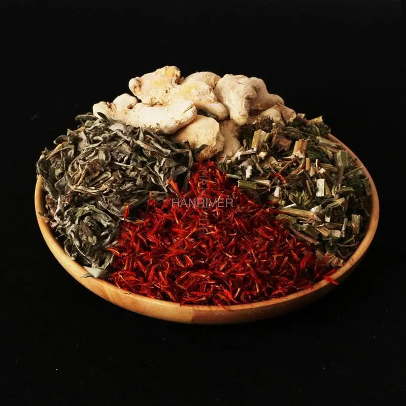 الطب الصيني قدم مسحوق الصحة المنزلية القرطم الزنجبيل الشيح moxa motherwort العناية بالقدم حمام سبا فقاعة نقع AI كيس عشبي #4