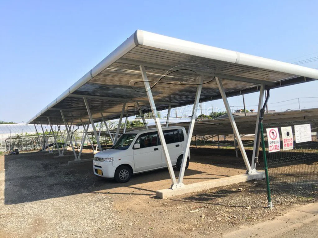 Aluminum Solar Carport System Monocrystalline Polycrystalline Silicon Lithium Ion Battery for Home Use Ground Mounting