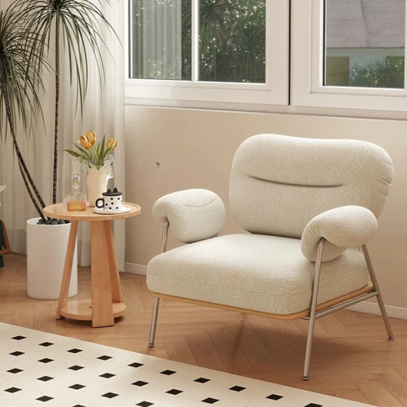 Moderne Design-Wohnzimmerstühle Luxuriöser Relaxsessel Meditationsstuhl Nordischer Loungesessel Sillas Para Salon De Belleza Wohnmöbel