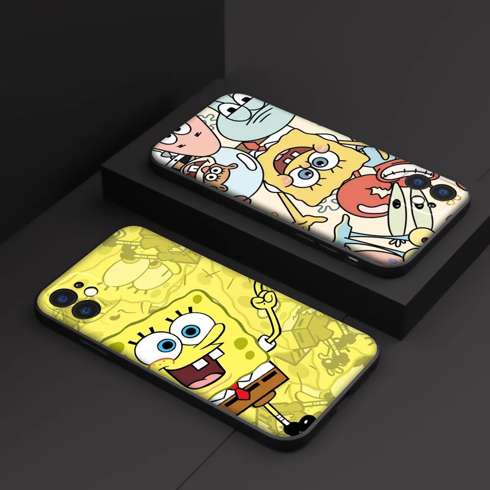 SK45 Cartoon S-Spongebobs Phone Soft Case for Huawei Nova 5T 4E 3i 3 2 2i Y6 Y6P Y7 Y9 Honor 20 20s 9X 7C Prime Lite 2019