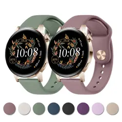 18mm 20mm 22mm strap For Samsung Galaxy watch 6/5/pro/4 Classic Silicone bracelet Huawei watch GT 4-2-2e-3-3 pro 41mm 46mm band
