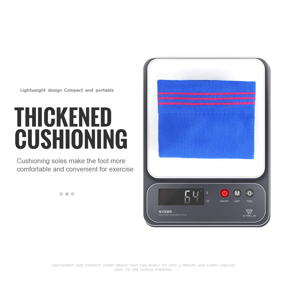 WRELS الرياضة جوارب ضغط امتصاص الصدمات المضادة للانزلاق الدوالي الجوارب امتصاص الرطوبة العرق تشغيل الدراجات السفر الجوارب #5