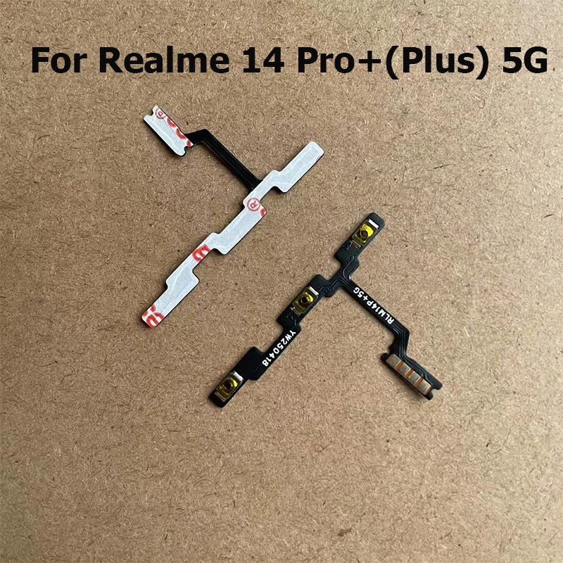 

Для Realme 14 Pro Pro + Plus 5G Кнопки регулировки громкости Гибкий кабель Кнопка включения и выключения громкости Замена гибкого кабеля