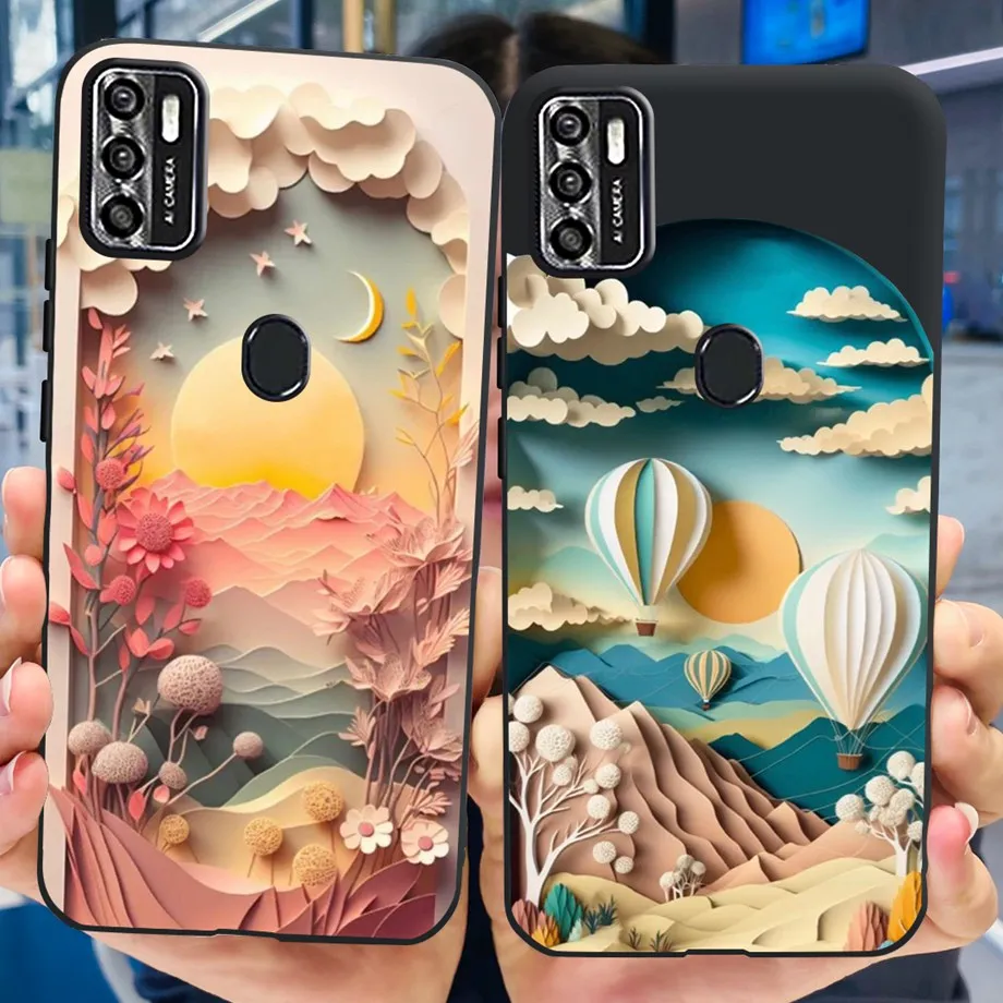 For ZTE Blade A7s A7020 Case Soft TPU Silicone Bumper Optus X Pro Coque Telstra Evoke Plus 2 Fundas Marble Space Man Dragon Etui